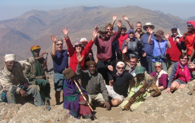 Group in the Simien Mountains